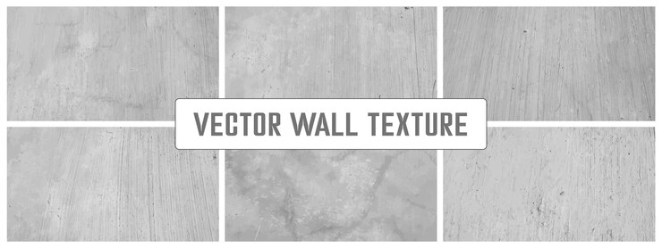 Vector colección de vectores de texturas de cemento grunge ilustración de vector de fondo de pared de hormigón