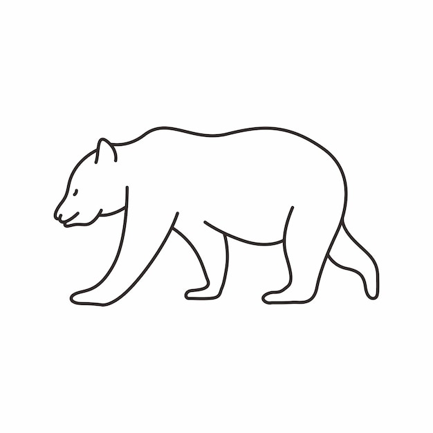 Colección vectorial de animales de línea 6