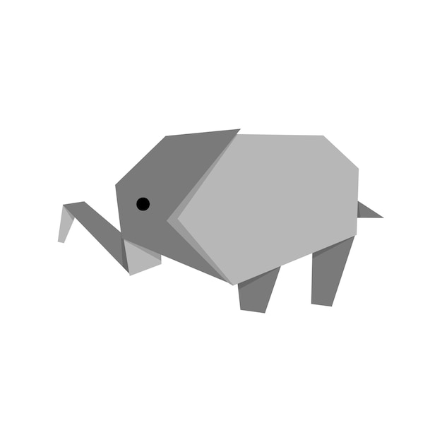 colección vectorial de formas de origami