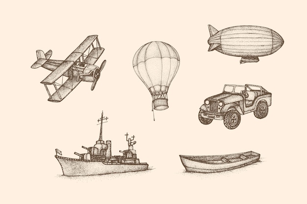 Colección de vehículos antiguos