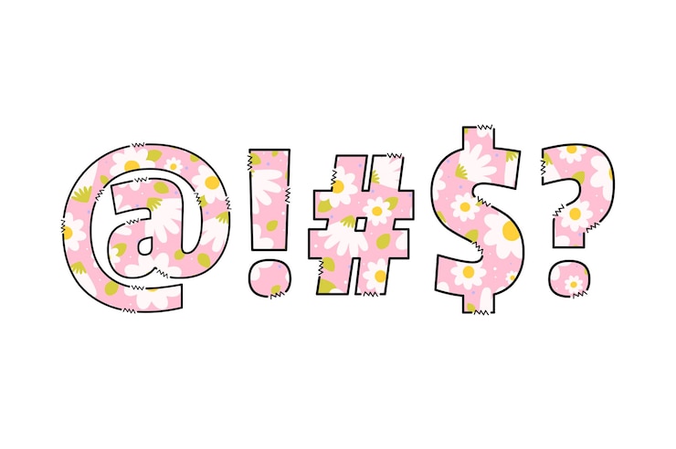 Vector colección versátil de daisy color font y ilustraciones de letras de dibujos dibujados