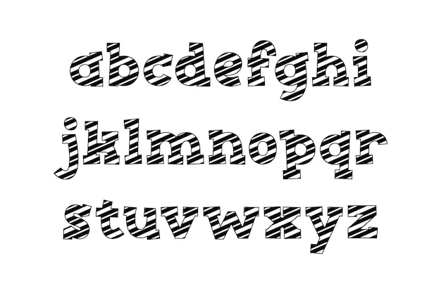Colección versátil de letras del alfabeto ornamental para diversos usos