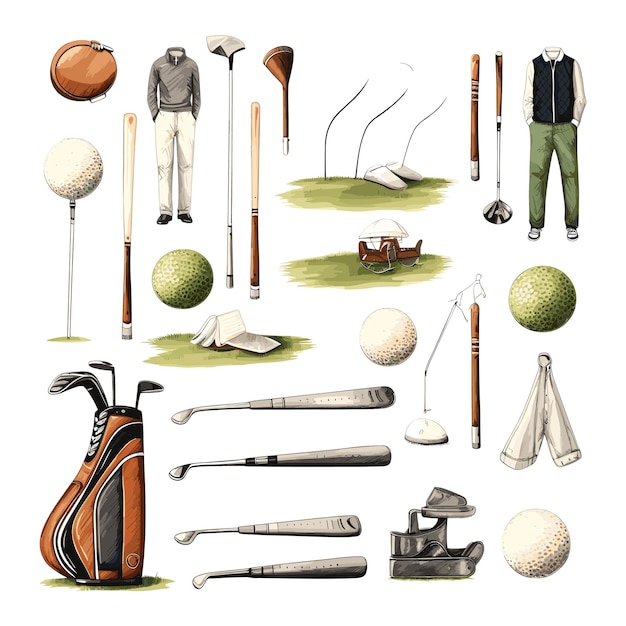Colección Vintage Golf Elements