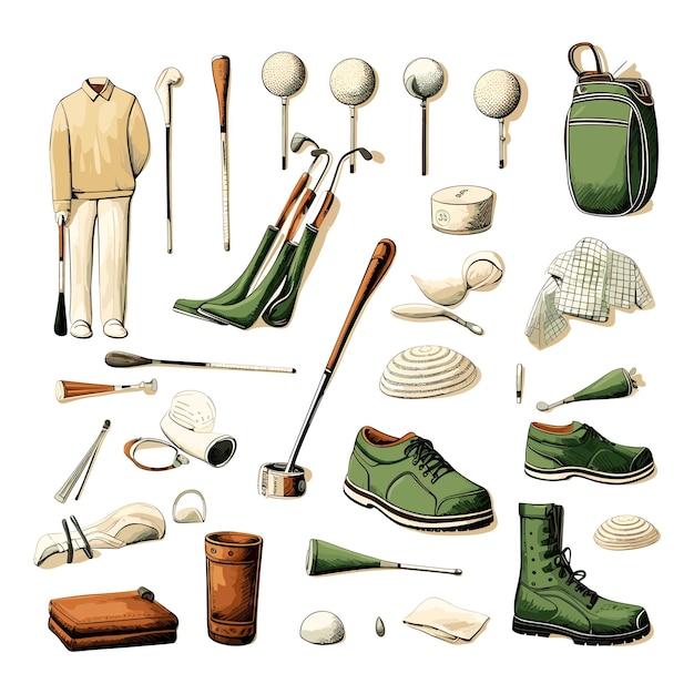 Colección Vintage Golf Elements