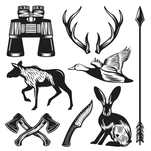 Colección Vintage Hunting Elements