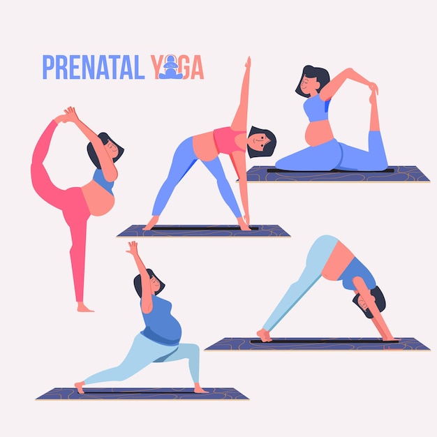 colección de yoga prenatal