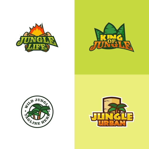 Colecciones de logotipos de la selva