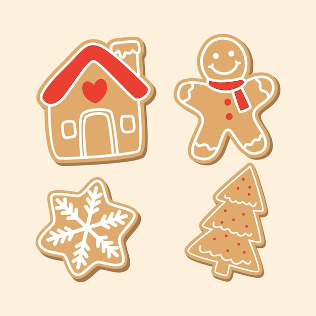 Colecciones de pan de jengibre de Navidad