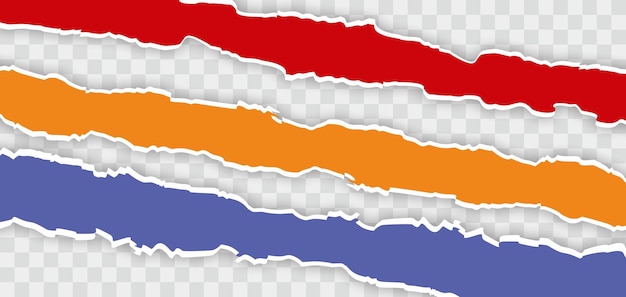 colecciones de texturas de hojas de papel rasgadas
