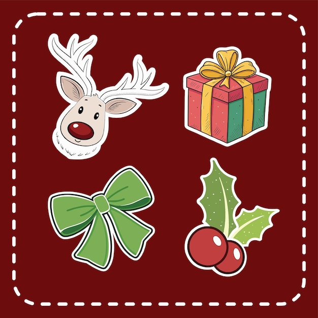 colecciones de vectores elementos de navidad archivos svg
