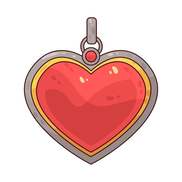 colgante para el corazón