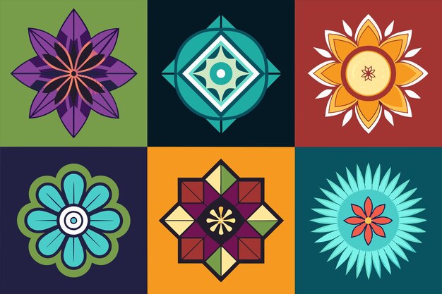 un collage de diferentes diseños incluyendo un diseño el sol y el diseño del sol