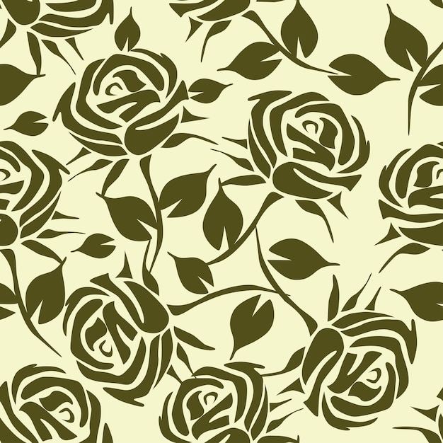 Collaje creativo patrón floral contemporáneo sin costuras plantilla de moda para el diseño corte brillante o