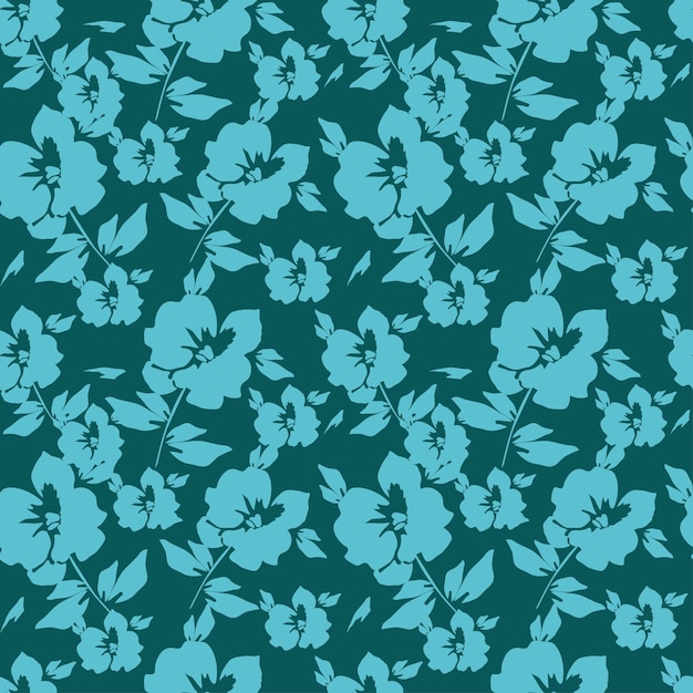 Collaje creativo patrón floral contemporáneo sin costuras plantilla de moda para el diseño corte brillante o