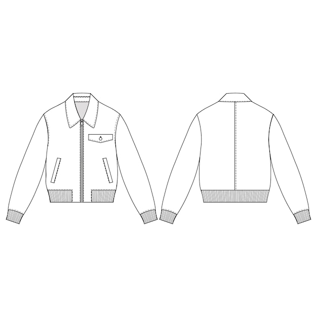 con collar de cremallera de manga larga con borde ribado con manguito ribado con manga de globo de manga de bolsillo para hombres chaqueta unisex