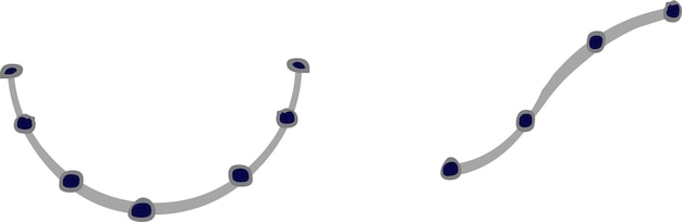 El collar Ilustración vectorial
