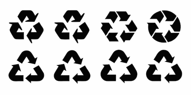 Collection of Recycling Symbols