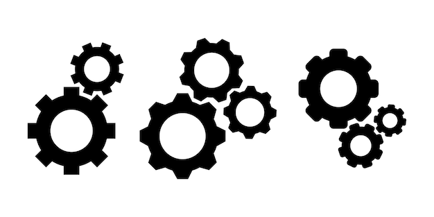 collection set gear icons