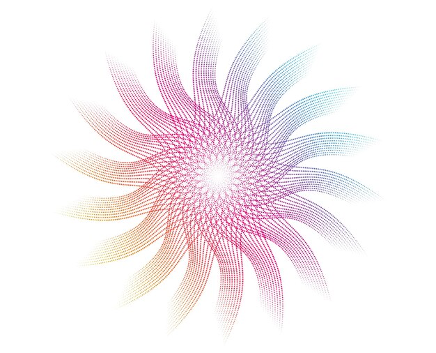 Color abstract swirl con efecto de medio tono diseño elegante y dinámico para cosméticos textiles marcas de lujo energía renovable y bienestar perfecto para fondos logotipos y elementos decorativos