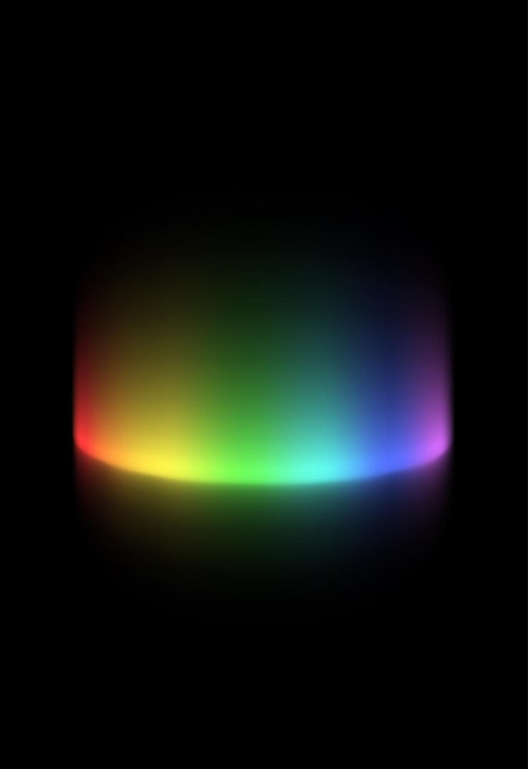 Color arco iris Efecto de luz Gradiente superposición translúcida
