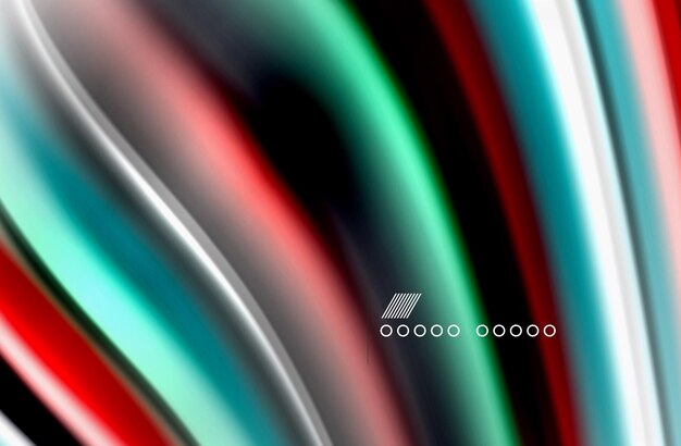 Color del arco iris ondas vectoriales borrosas fondo abstracto ilustración artística vectorial para la presentación de la aplicación papel tapiz banner o cartel