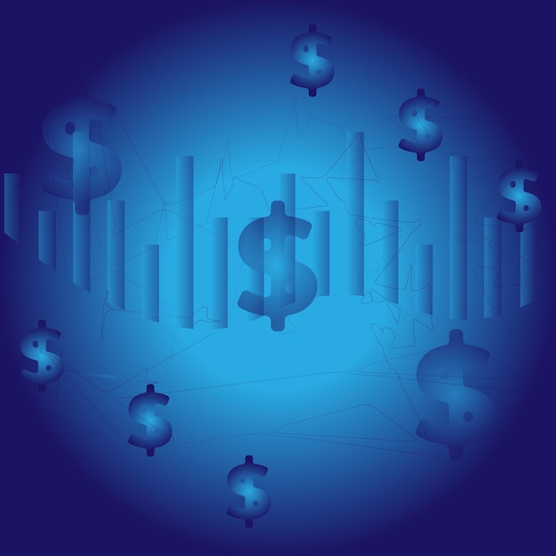 El color azul es financiero.