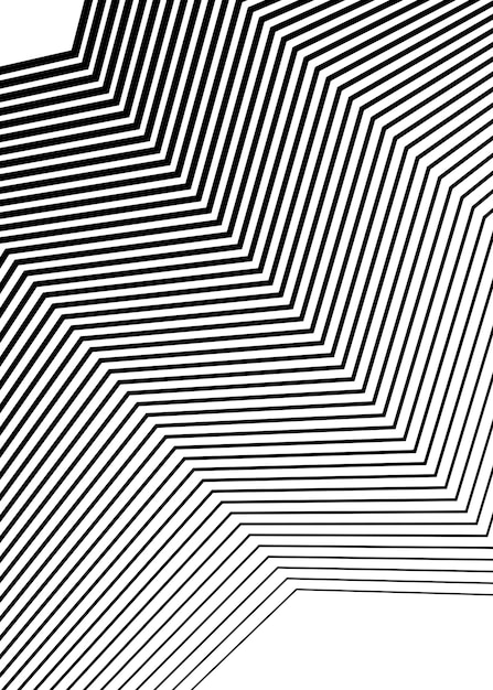 Color blanco fondo negro elementos de diseño lineal líneas poligonales capa protectora para certificados de billetes plantilla vectorial líneas vectoriales de diferentes espesores de delgado a grueso EPS 10
