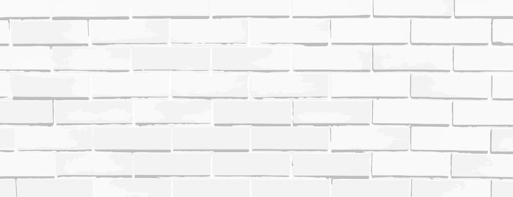 Vector el color blanco mejora la simplicidad de la textura de ladrillo de fondo de papel de pared vectorial