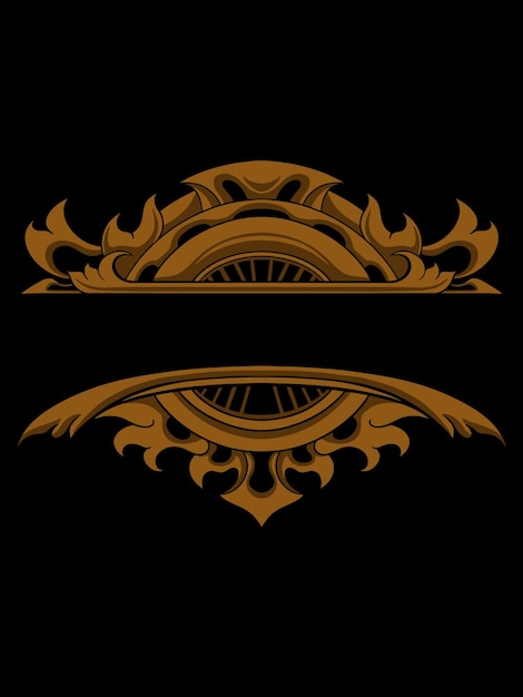 El color del diseño del logotipo vintage retro grabado único se puede cambiar