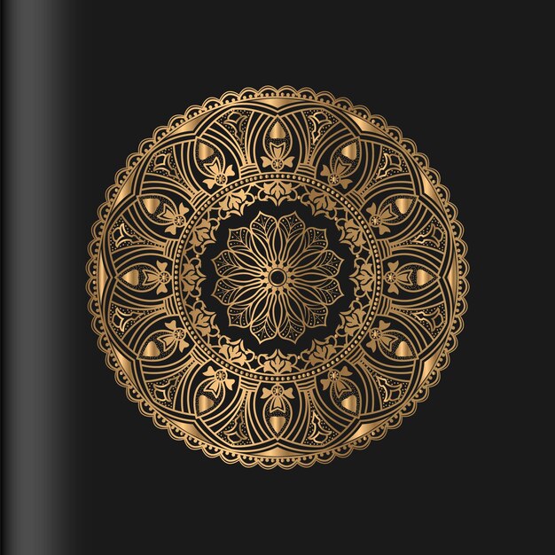 Color de diseño de mandala ornamental de lujo Vector libre. eps