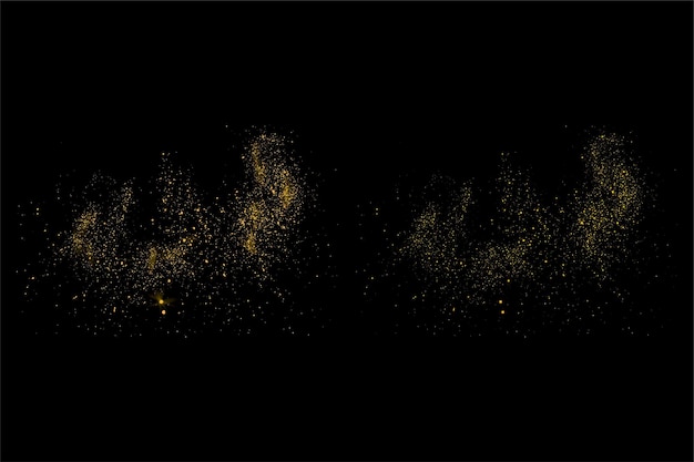 Color dorado efecto de luz brillo dorado lujo ilustración de celebración