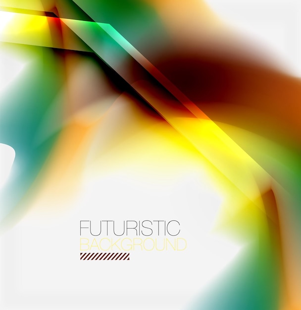 Color fluido líquido salpica fondo abstracto formas de colores brillantes Fondo abstracto de vector futurista Techno Para fondo de pantalla Banner Fondo Tarjeta Libro Ilustración página de destino
