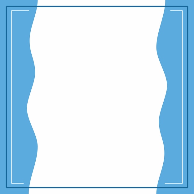 El color de fondo azul y blanco con línea de rayas y formas onduladas Es adecuado para publicaciones en redes sociales