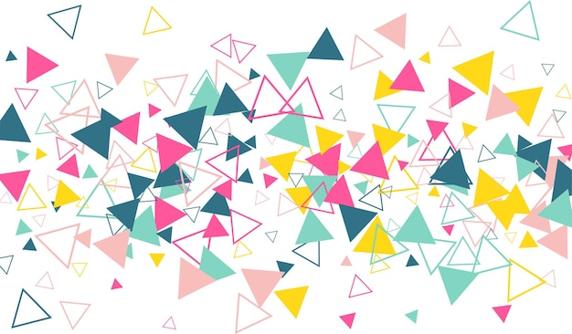 Color de fondo geométrico con triángulos ilustración vectorial eps 10