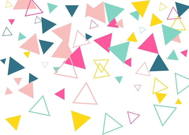 Color de fondo geométrico con triángulos ilustración vectorial EPS 10
