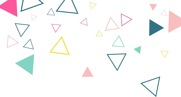 Color de fondo geométrico con triángulos ilustración vectorial EPS 10