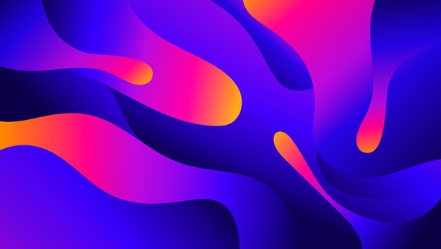 Color gradiente fondo líquido moderno y abstracto