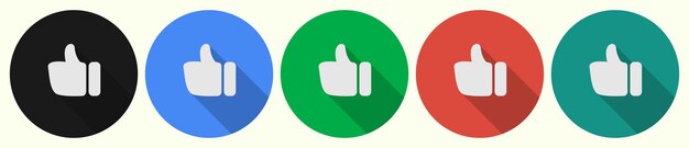 El color le gusta a los botones como el icono como el conjunto de botones