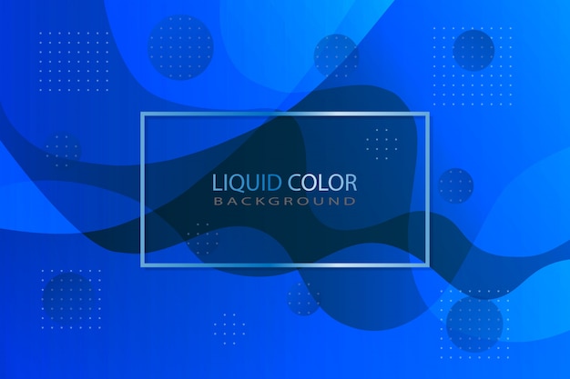 Color líquido azul como fondo