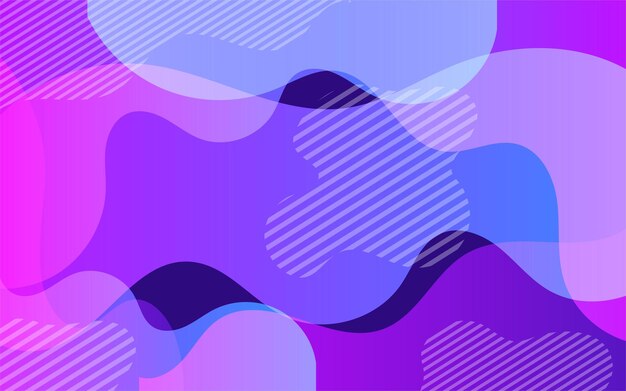 Color líquido diseño de fondo fluida gradiente formas composición