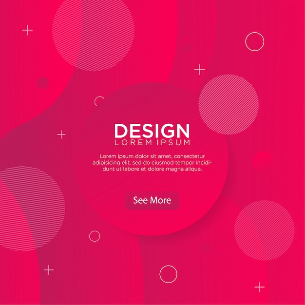 Color líquido diseño de fondo fluida gradiente formas composición