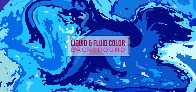 Color líquido y formas fluidas Fondo