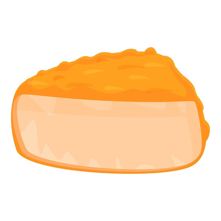 Vector color nugget de pollo icono dibujos animados vector comida rápida carne caliente