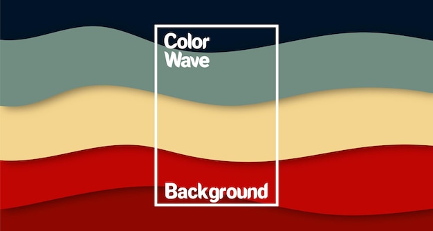 Color onda fondo degradado navy crema rojo