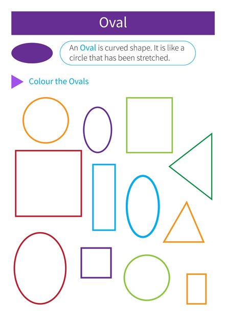 El color del óvalo