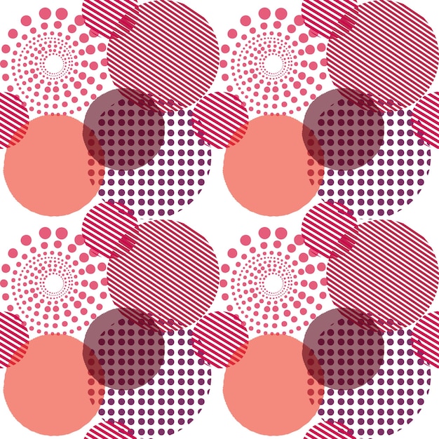 Color de patrón viva magenta sin costuras del año 2023
