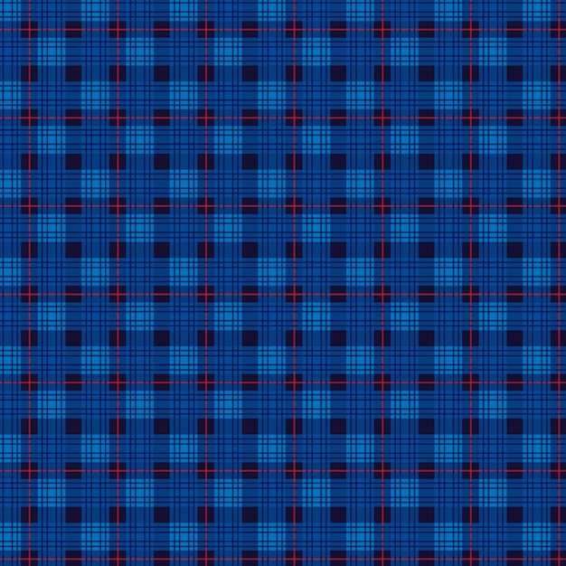 Color Plaid Patrón sin costuras Compruebe los vectores de textura de la tela