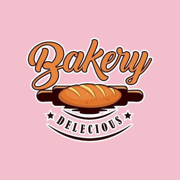 Color de plantilla de logotipo de diseño de panadería