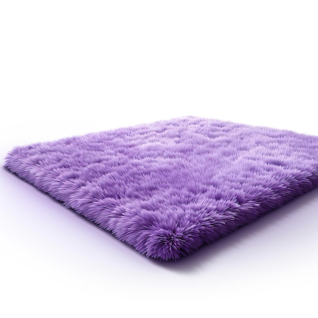 Vector color púrpura alfombra 3d vector fondo blanco aislado h