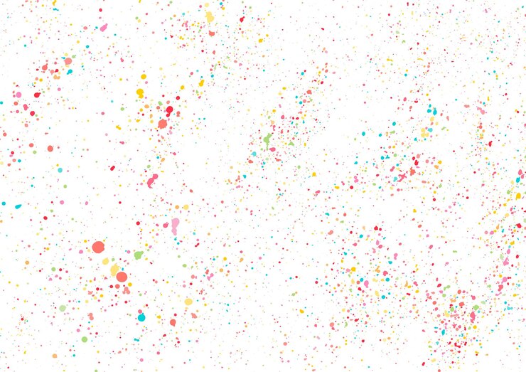 Vector color de salpicadura abstracta en la ilustración de vector de fondo blanco